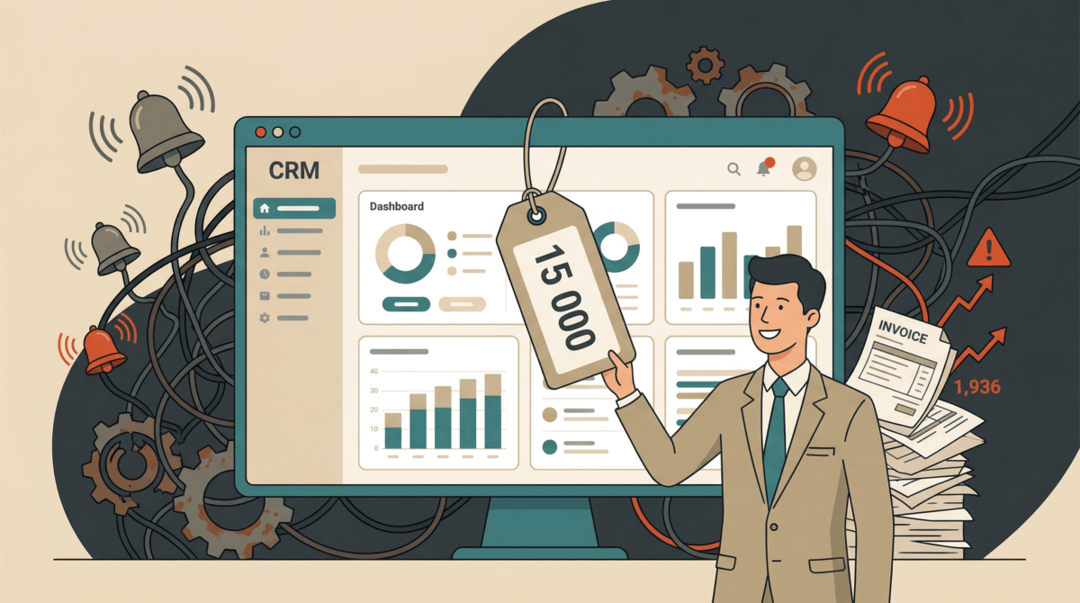 Внедрение CRM за 15 000 денег: что вы получите и сколько потом доплатите